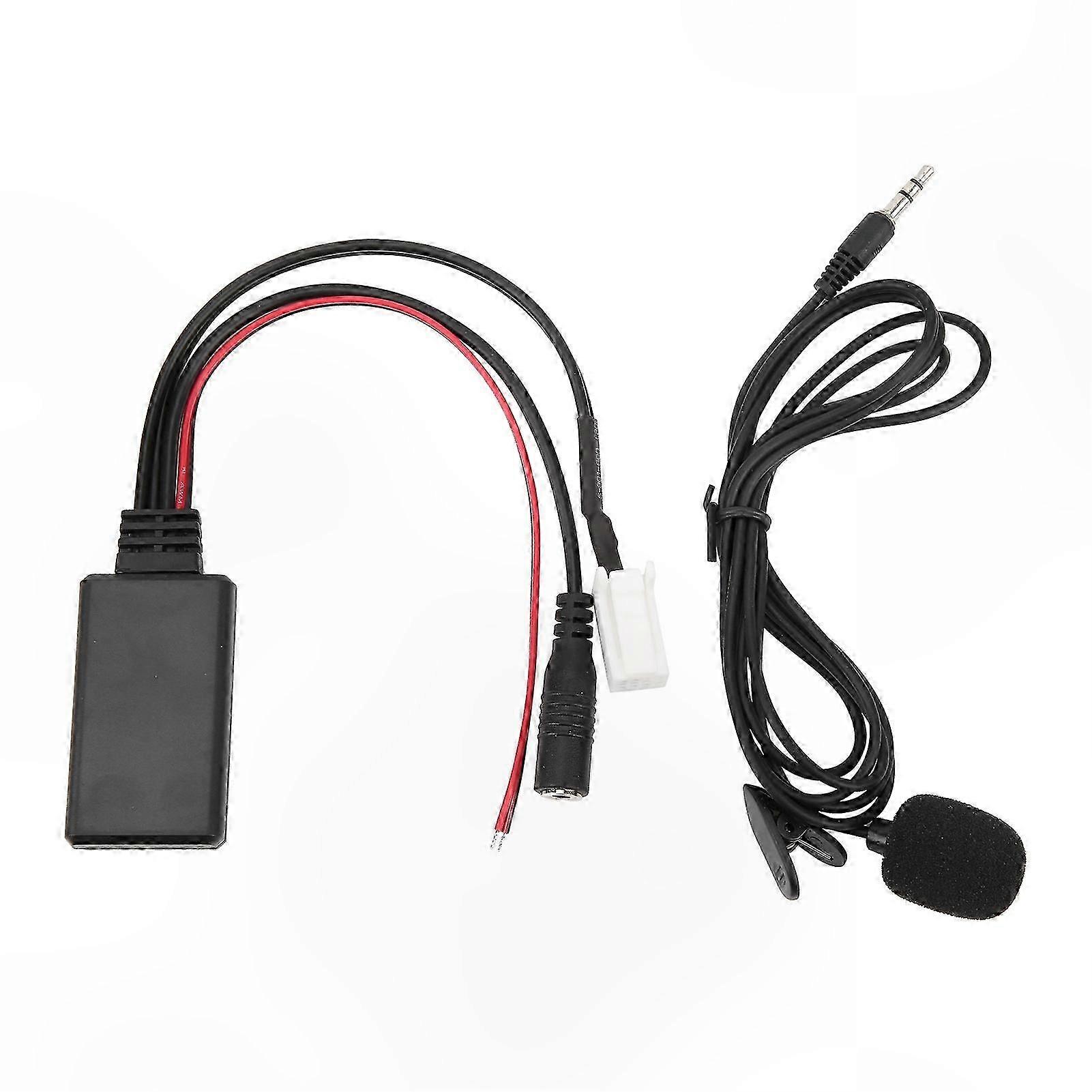 Bluetooth 5.0 AUX Adapter for Car Stereo Systems Compatible with Multiple Vehicles