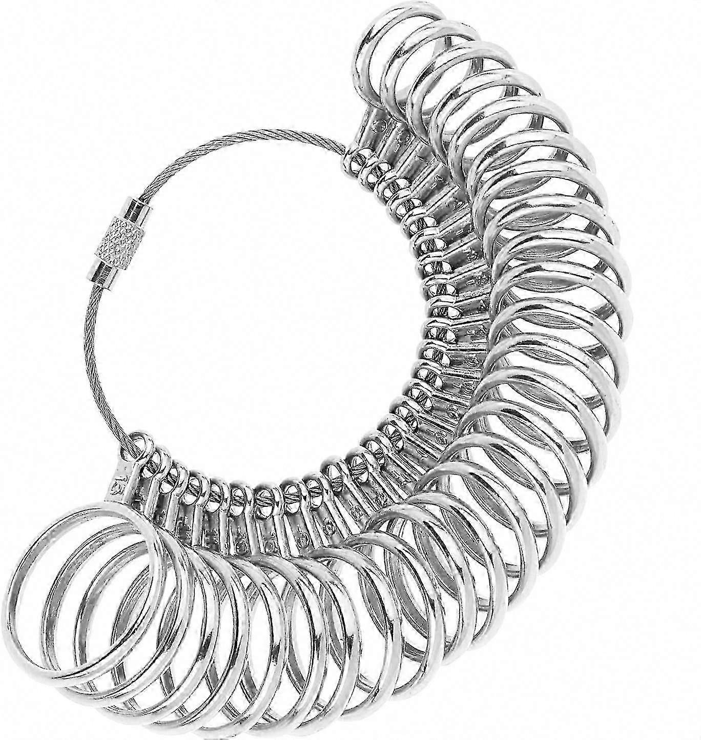Ring Sizer - Finger Gauges Measuring Ring Tool 27 Pcs Size 1-13