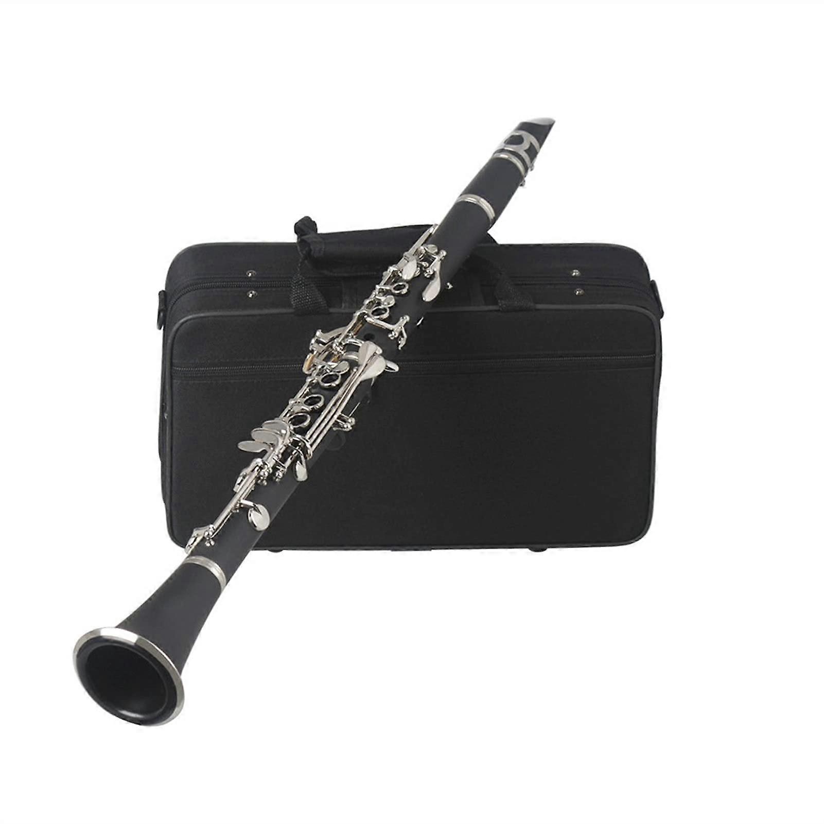 Bflat Clarinet for Beginners Black Bakelite Standard Design with Consistent Tone Response