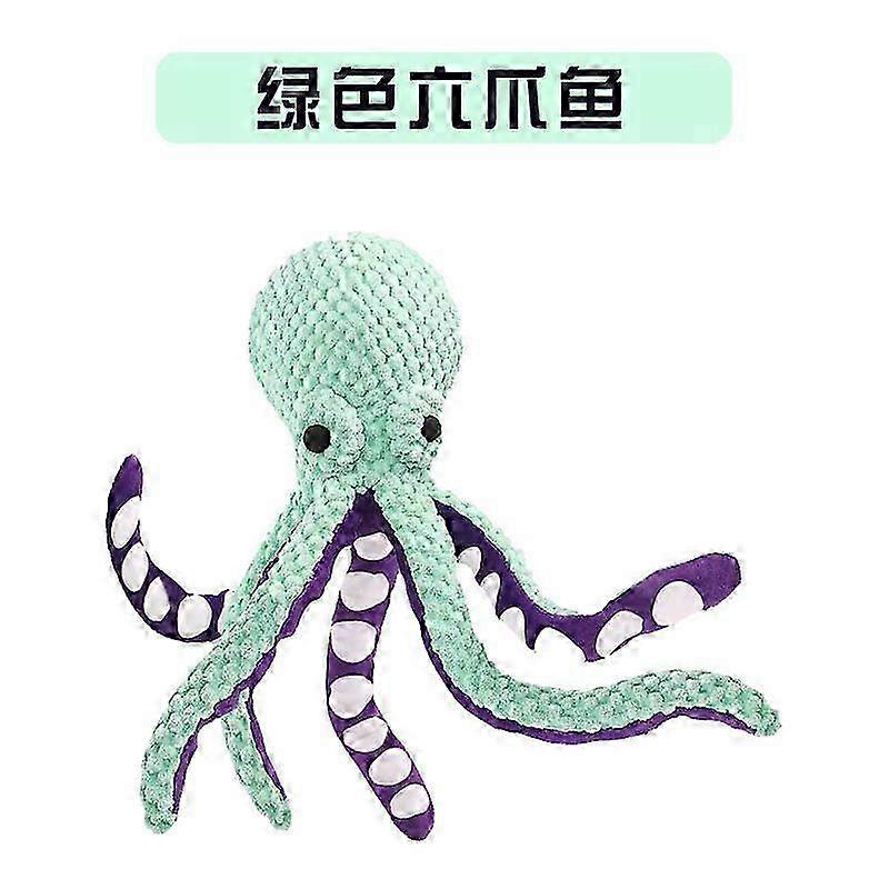 Squeaky Octopus Plush Dog Toy