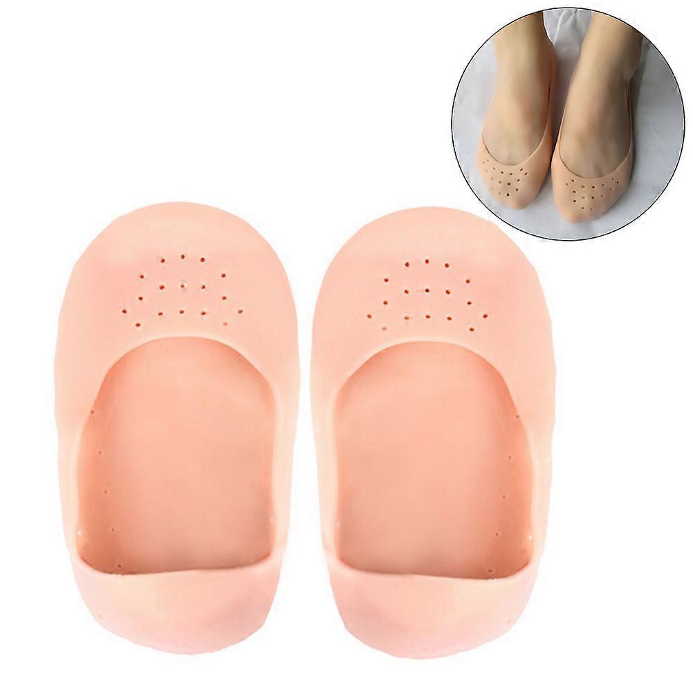 Beige Silicone Forefoot Cushion for Preventing