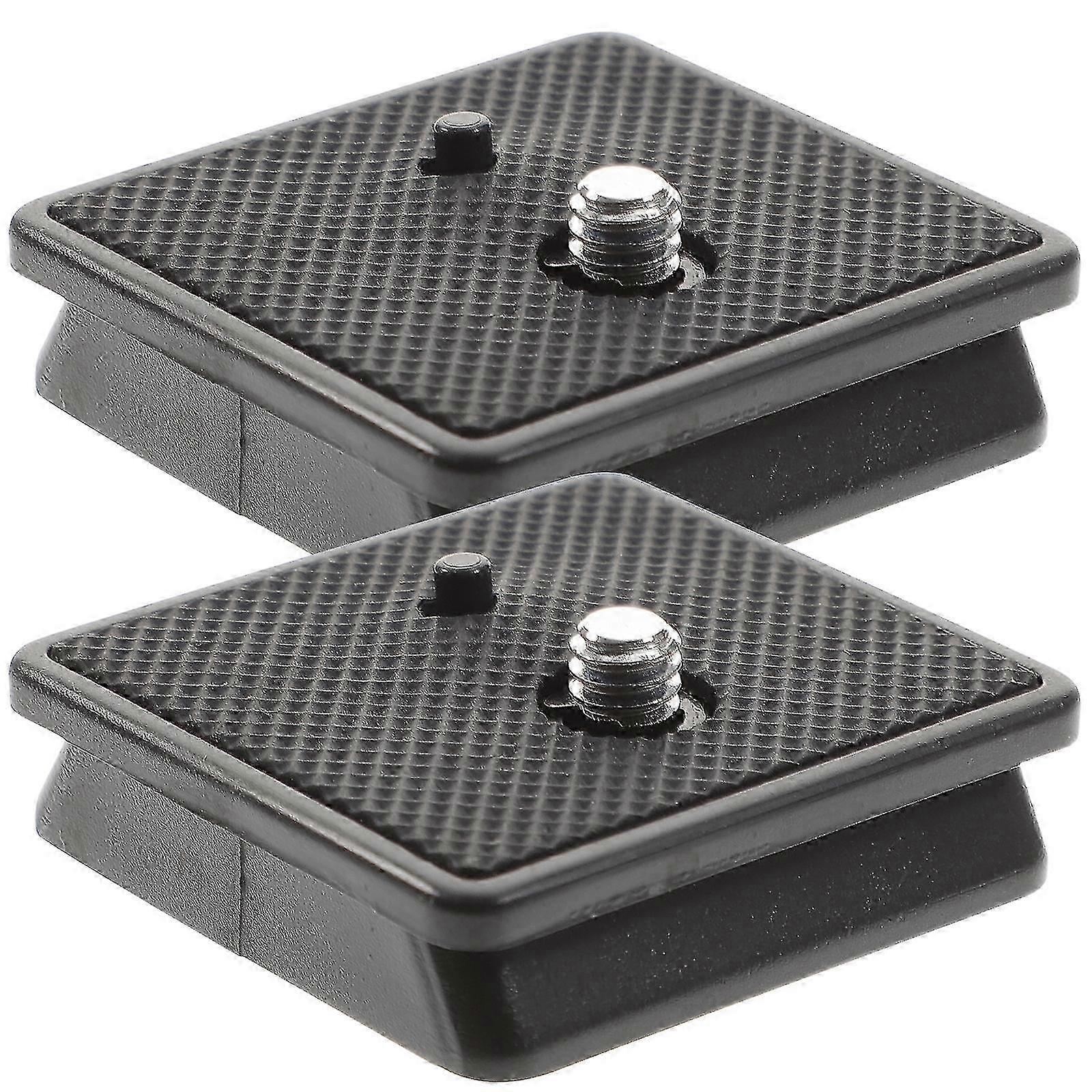 2pcs 1/4 Inch Screw Camera Tripod Mount Tripod Quick Release Plate