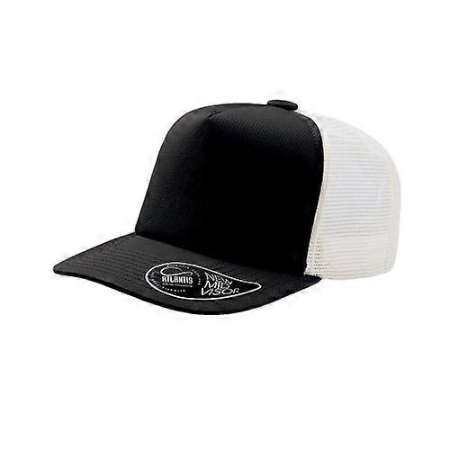 Atlantis Record Mid Visor 5 Panel Trucker Cap (Pack of 2)