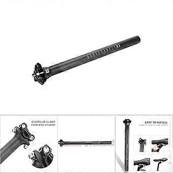 Carbon Fiber Mountain Road Bike Shockproof Bicycle Saddle Seat Post Seatpost (27.2X350MM)