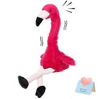 13 inch Talking Flamingo Toy with Interactive Voice Repeat, Soft Plush Design and  Birthday Gift for Kids