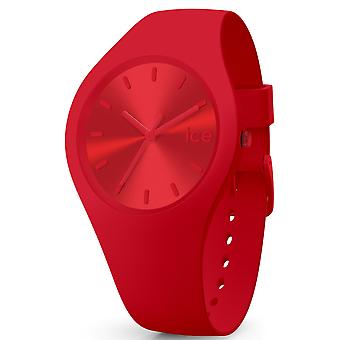 Jäänvärikello Analog Quartz Woman silikonirannekkeella IC017912