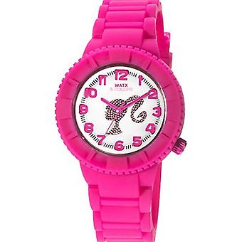 Watx & farver Quartz analog kvinde ur med silikone armbånd RWA1151