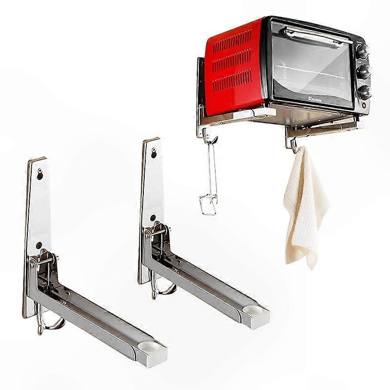 Kitchen Storage, Wall-Mounted Microwave Holder Shelf