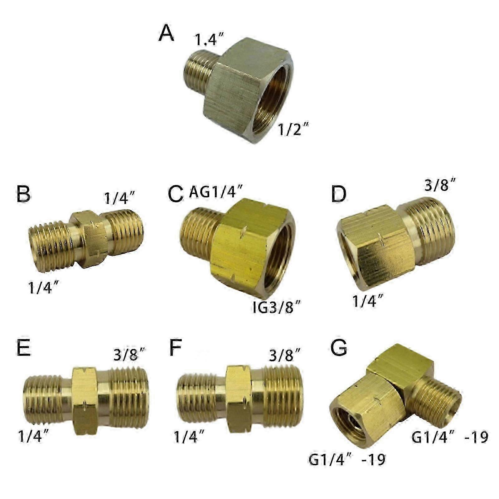 Copper Left-Hand Propane Connector