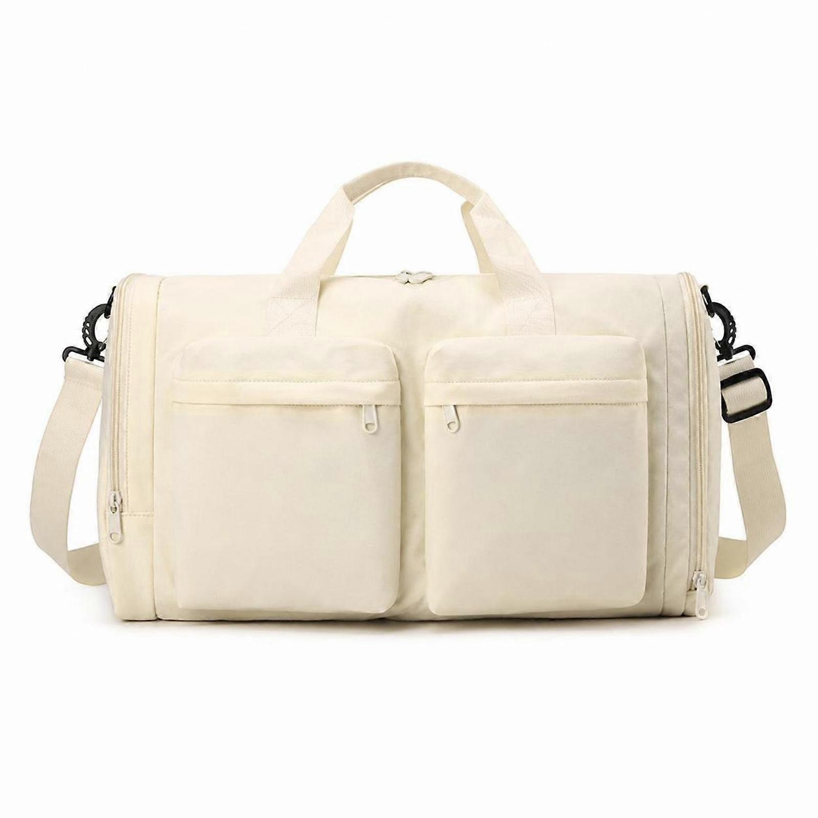 Travel Duffel Bag with Shoulder Strap | compartmentalized, foldable, Foldable