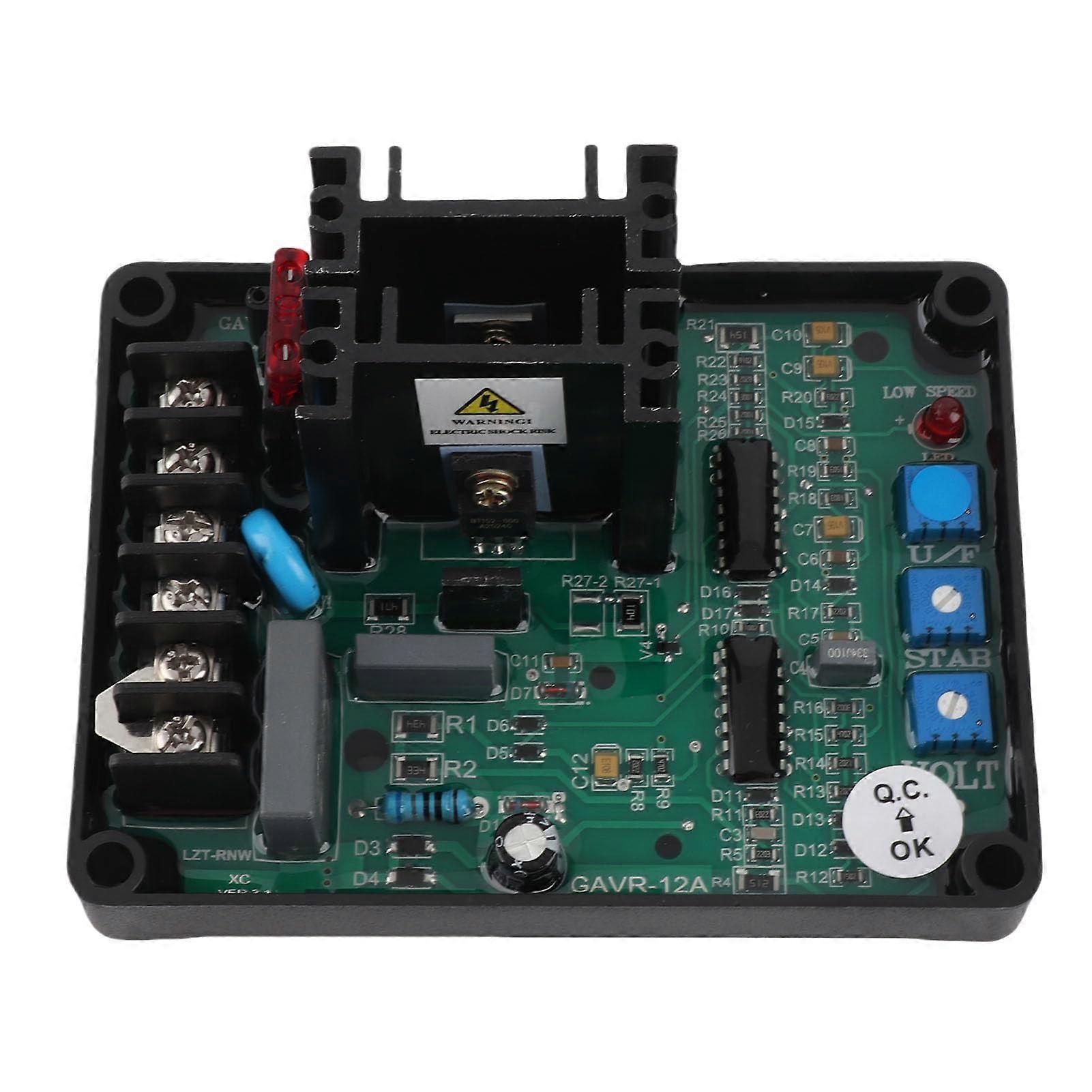 GAVR12A Generator Voltage Regulator Automatic Voltage Controller with Adjustable Output Range for Home Use