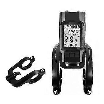 Bike GPS Headlight Speedometer & Horn Rechargeable Multifunctional Bicycle Front Lamp with Cycling top-WHBYV