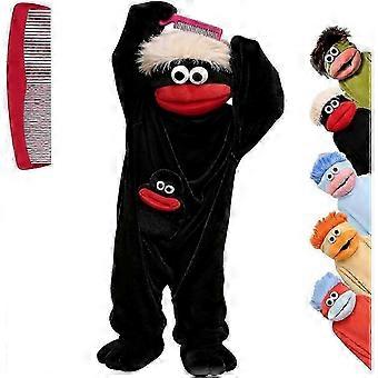 Verfluchte Einteiler, Monster-Einteiler, Großmaul-Monster-Einteiler, Lustiger Monster-Einteiler, Warmer Winterpyjama, Unisex-Loungewear