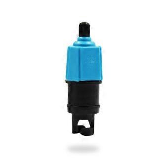 Air Valve Adaptor Inflation Inflatable Pump Adapters Rowing Inflator Blue#gg