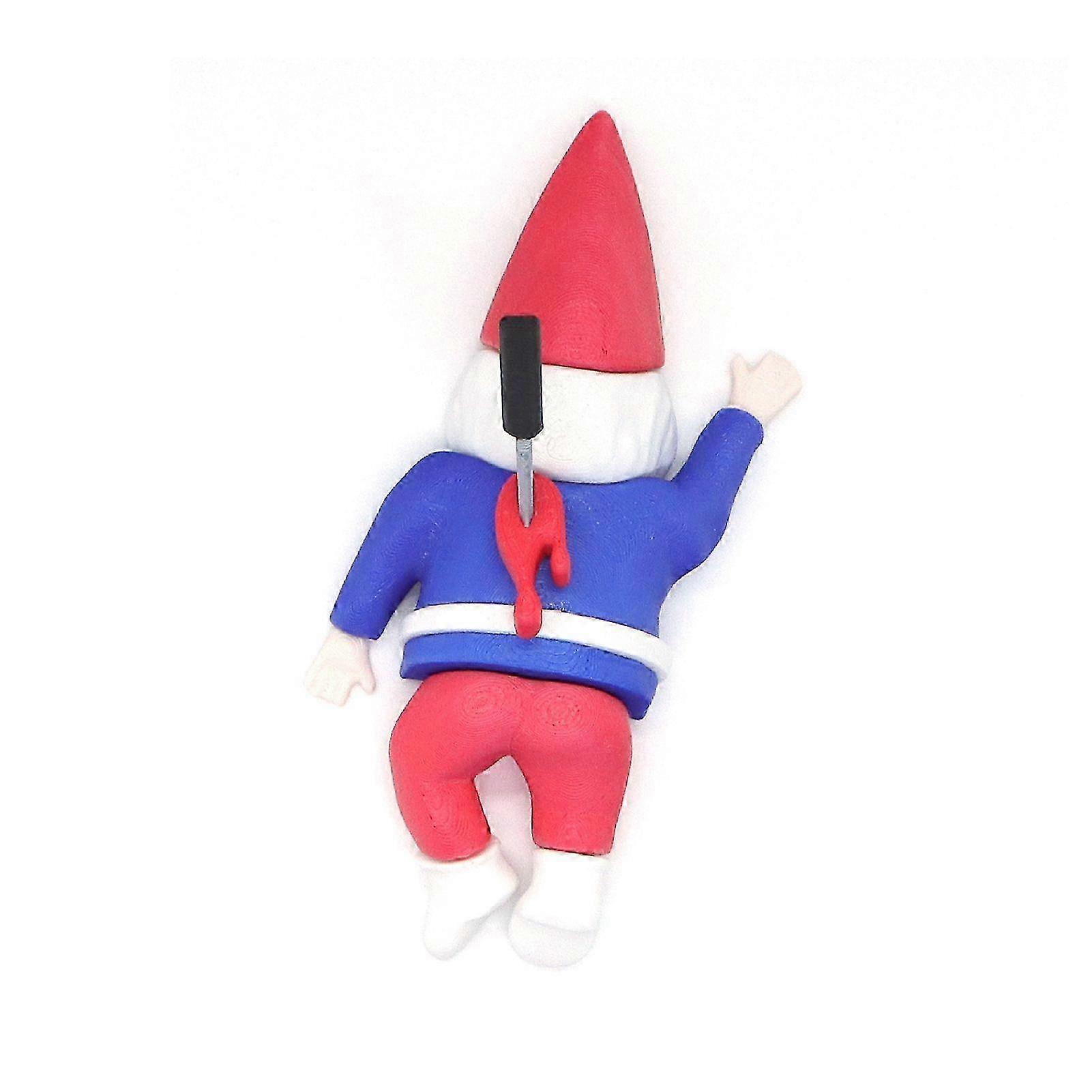 Backstabbing Dwarf Christmas Fridge Magnet