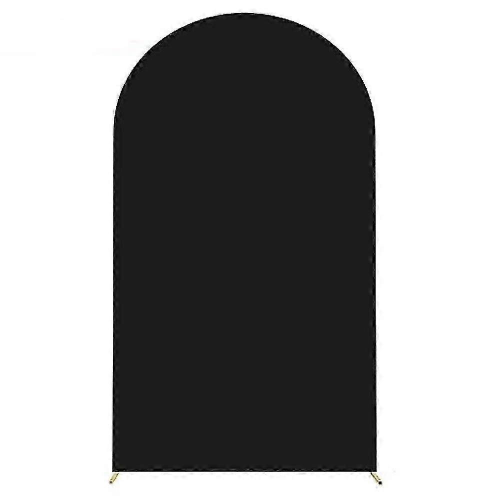 Black U-Shape Arch Cover 5FT Stretch Fabric
