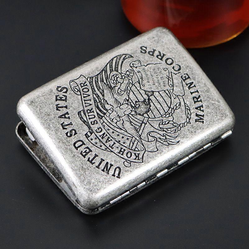 Brass cigarette box