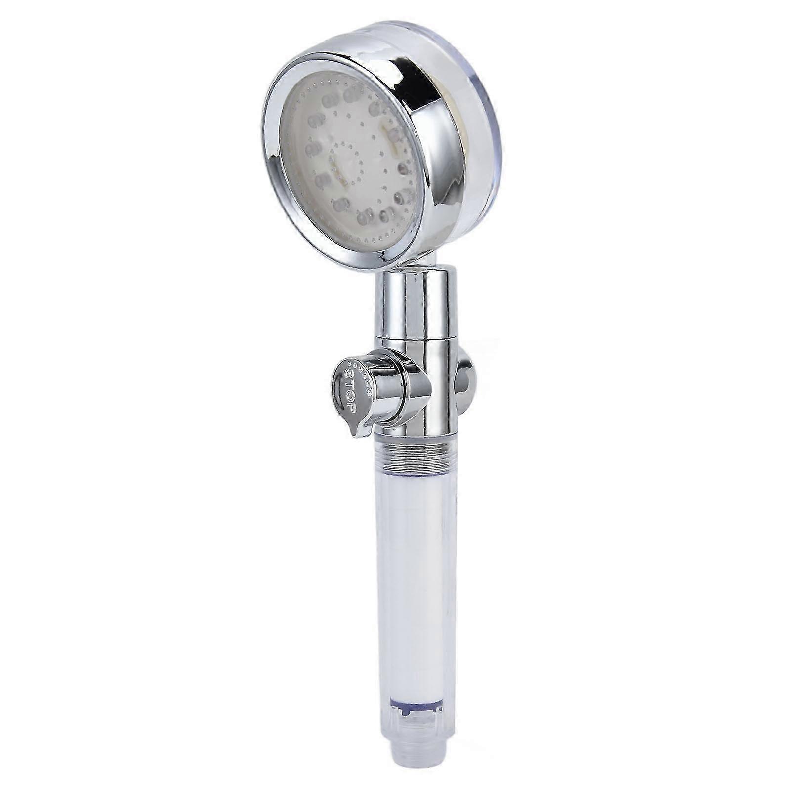 Color-Changing LED Handheld Shower Head