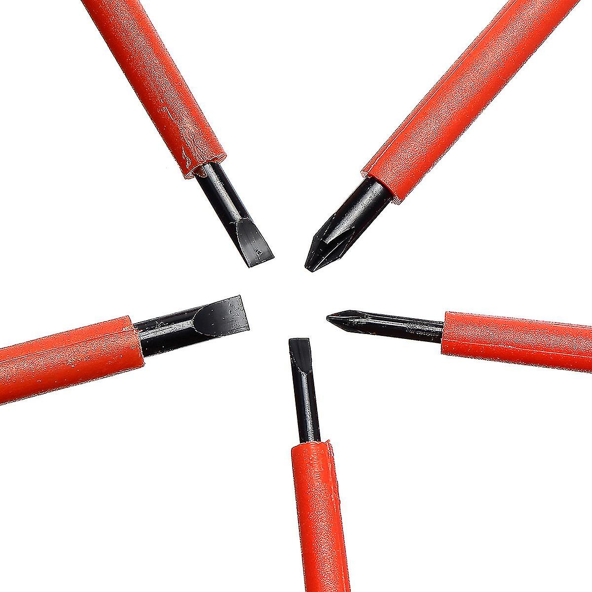 6 Pcs Insulated Electrician Screwdriver Set 500v Electrical Hand Tool Kit