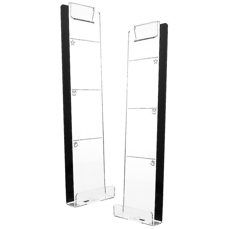 8X2.5x30cm Transparent Color Sticky Notes 2pcs Transparent Phone Holders Household Memo Boards Conve