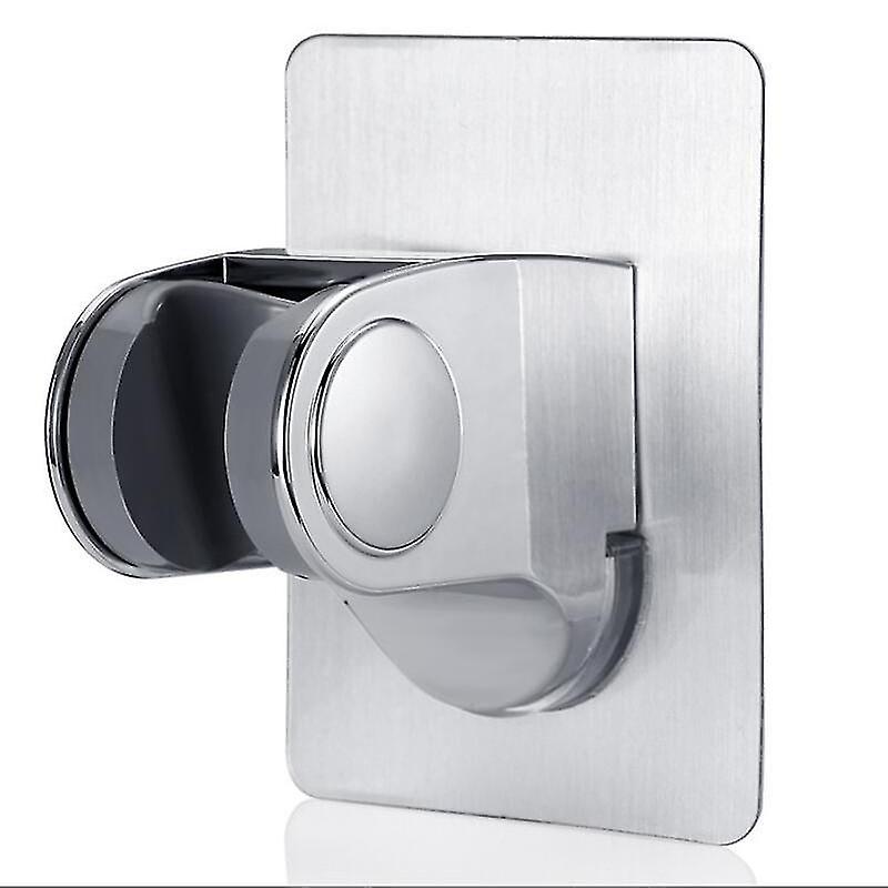 Plastic 1 Space Aluminum Shower Holder Metal Adjustable Self Ahesive Suction Cup