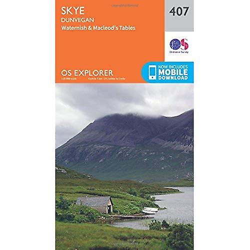 OS Explorer Map (407) Skye - Dunvegan
