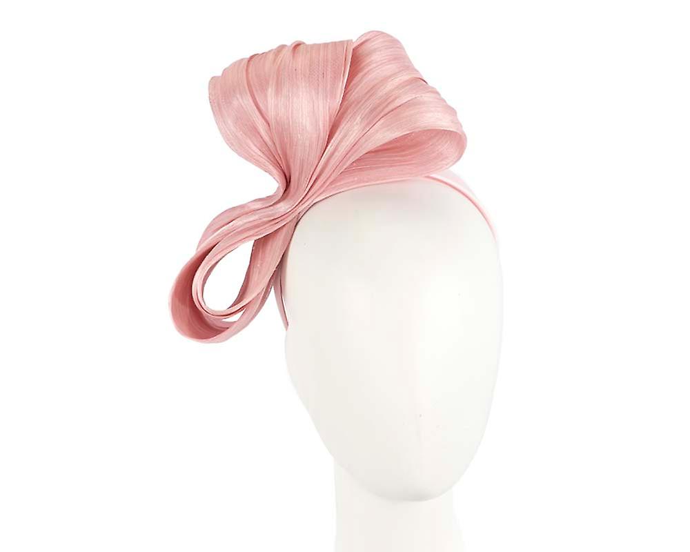 Exclusive blush silk abaca bow by Fillies Collection S242BLSH