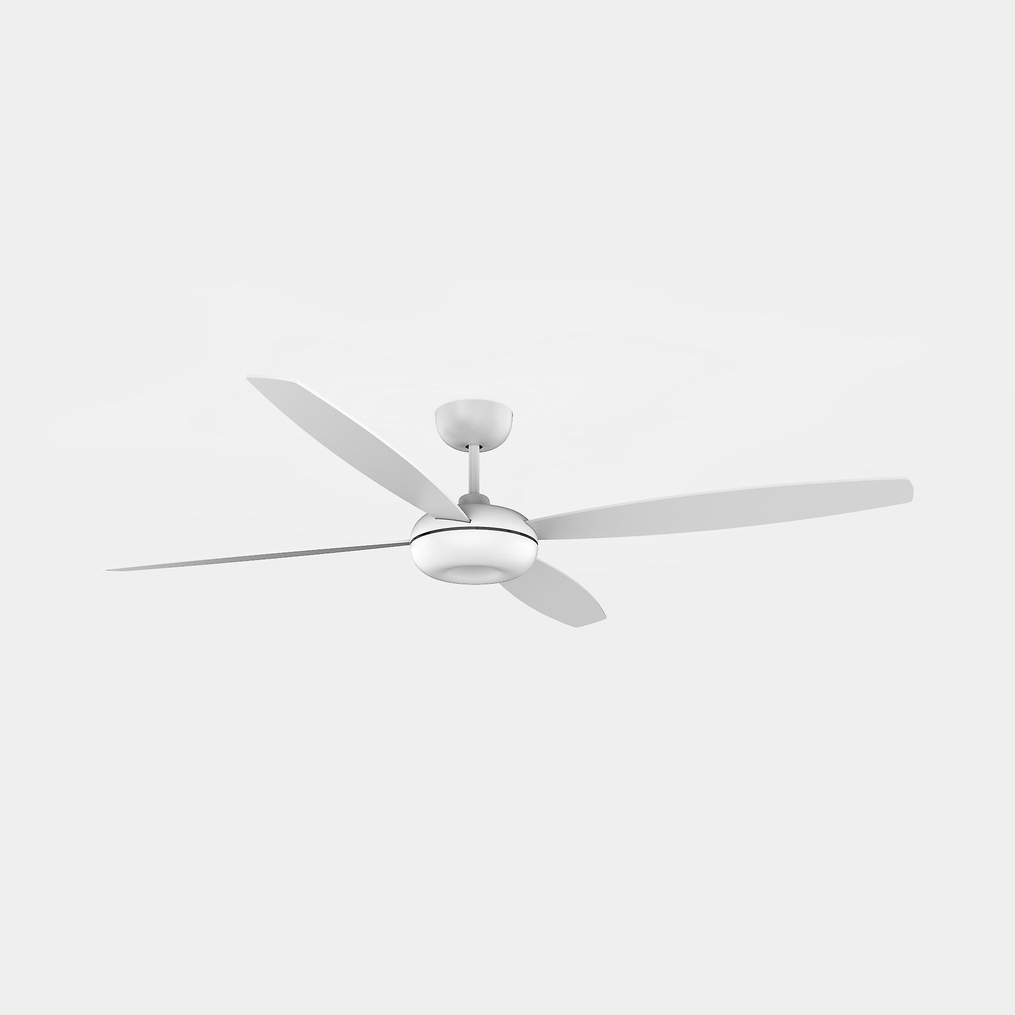 Forlight Kudari 4 Blade Ceiling Fan White, Sandblasted