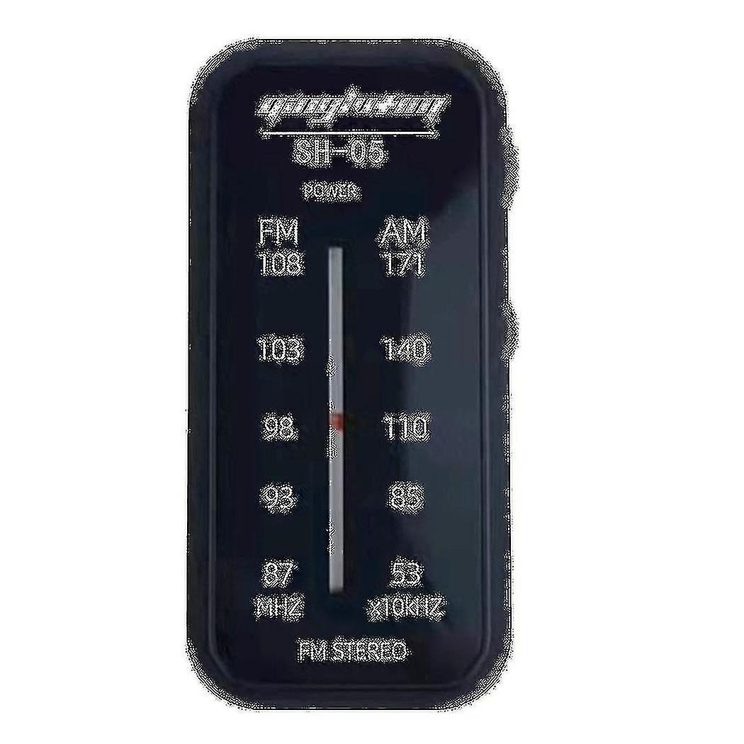 Digital Radio With Earphone Fm/am Radio Portable Two Band Receiving Radio For English Learning