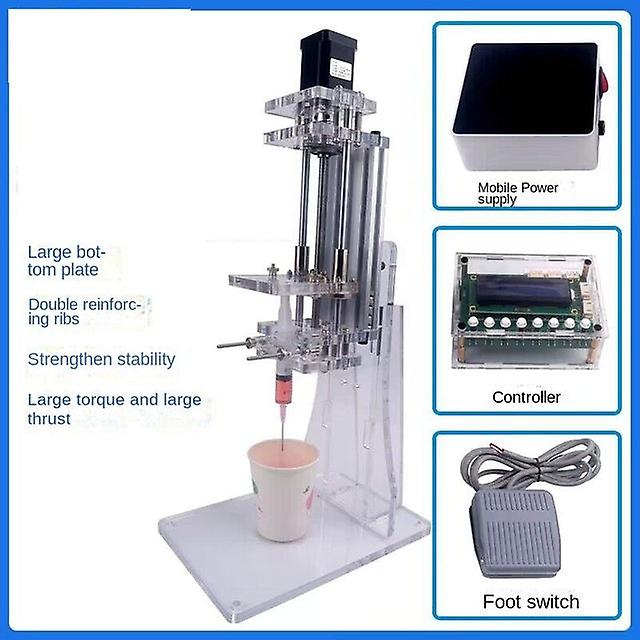 Micro pompe de laboratoire Pompe à seringue verticale de bureau Propulseur de seringue Distributeur de micro pompe de laboratoire Distributeur de liquide