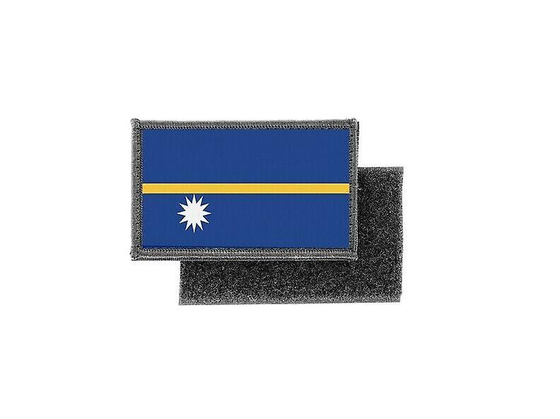 Patch ecusson prints badge flag nauru
