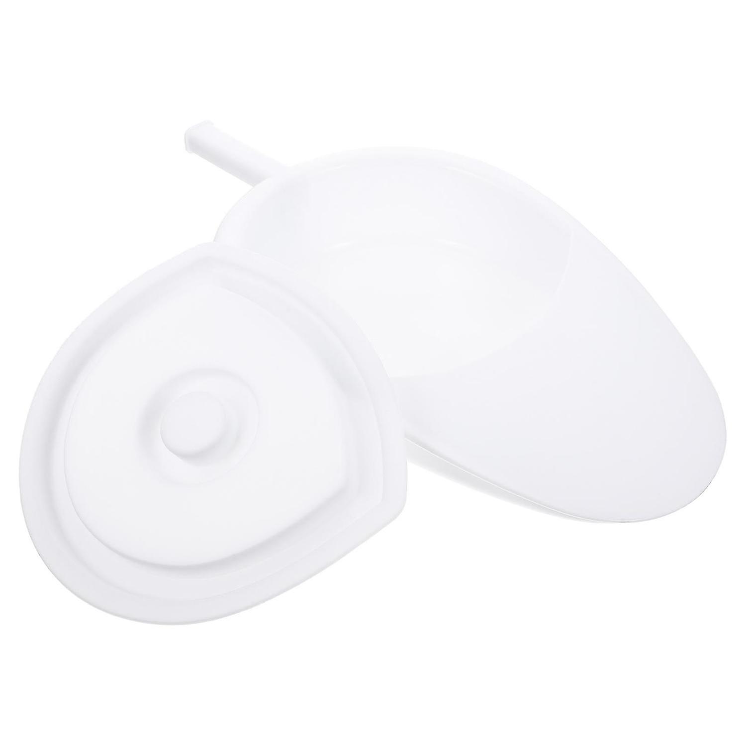 Bedpan Portable Urinal Bed Pan For Elderly Female Bedridden Patient Bedpan Lidded Excrement Containe