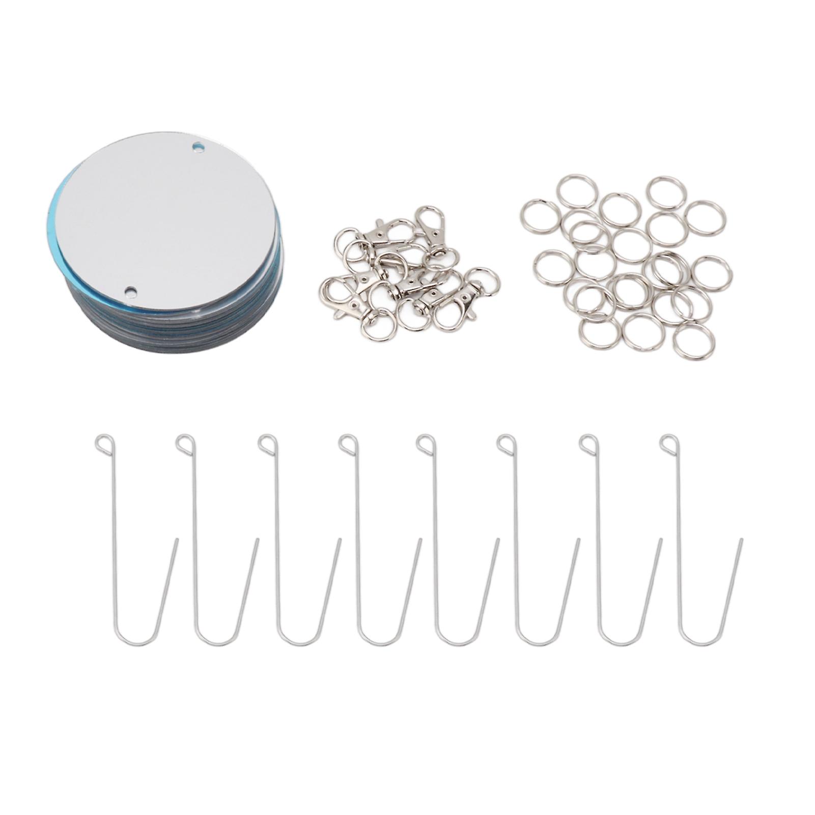 8 PCS Bird Reflective Discs Rotatable Double Sided PVC Electroplating Bird Scare Discs for Pigeon Woodpecker Seagull