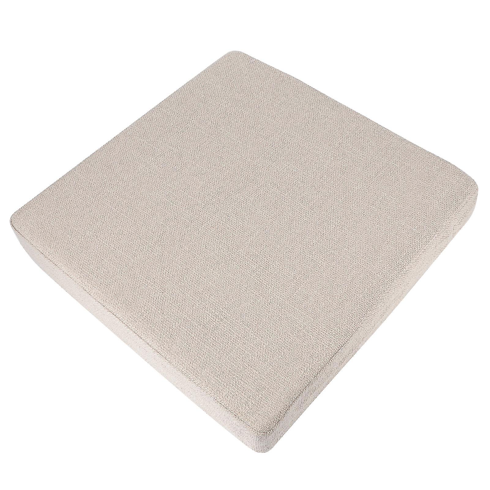 Soft Square Yoga Floor Cushion Removable and Washable Meditation Cushion Beige 40 x 40 x 6 cm (L x W x H)