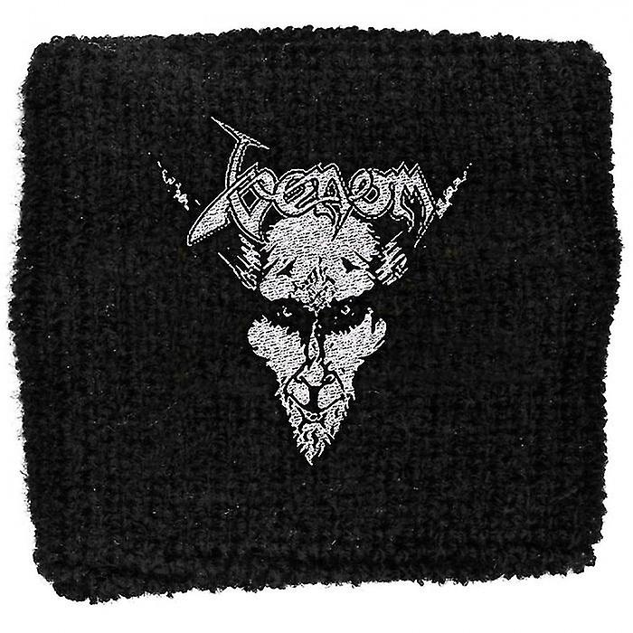 Venom Black Metal Fabric Wristband