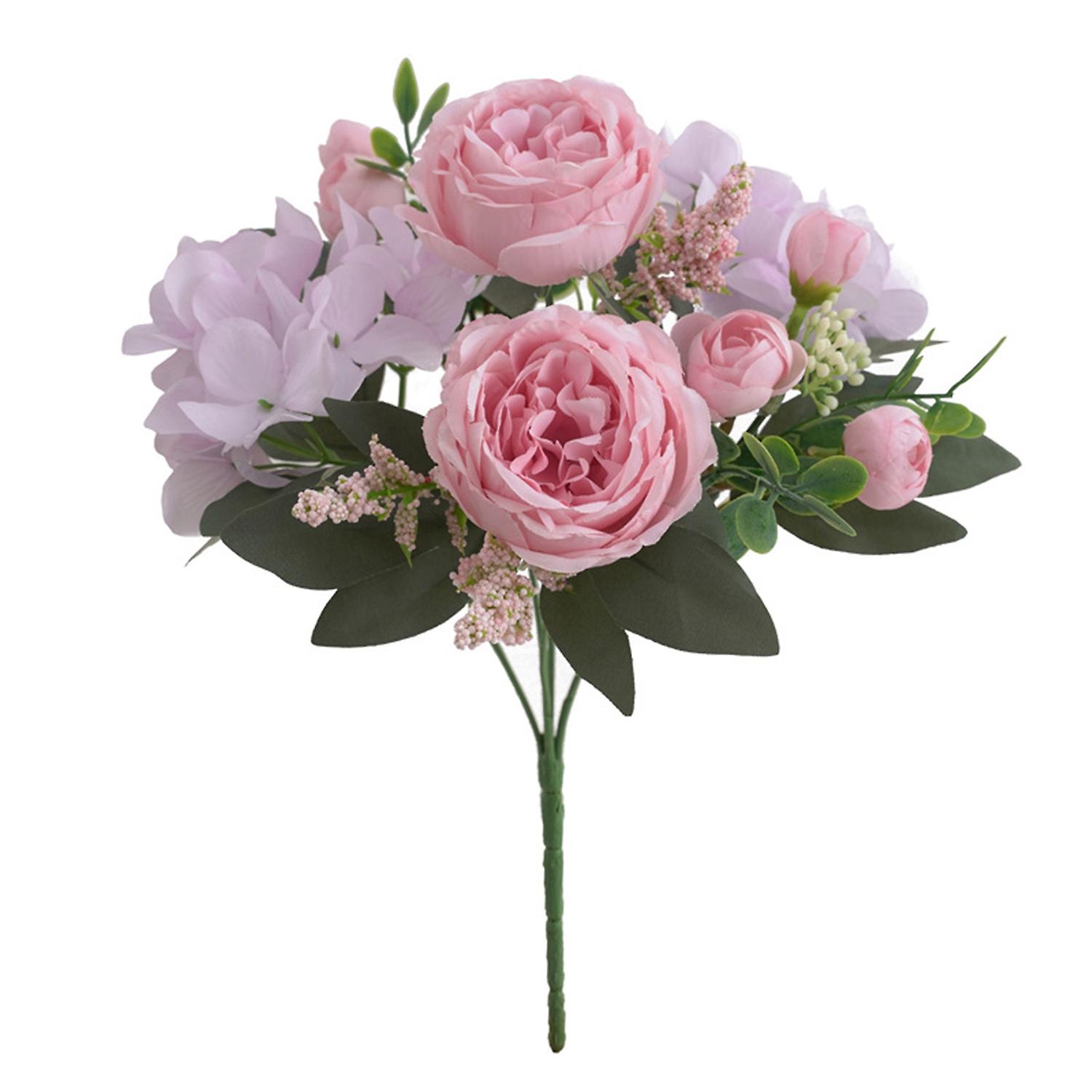 Artificial Flowers Colorfast Not Wither No Watering Clear Texture Realistic Fake Flowers for Wedding