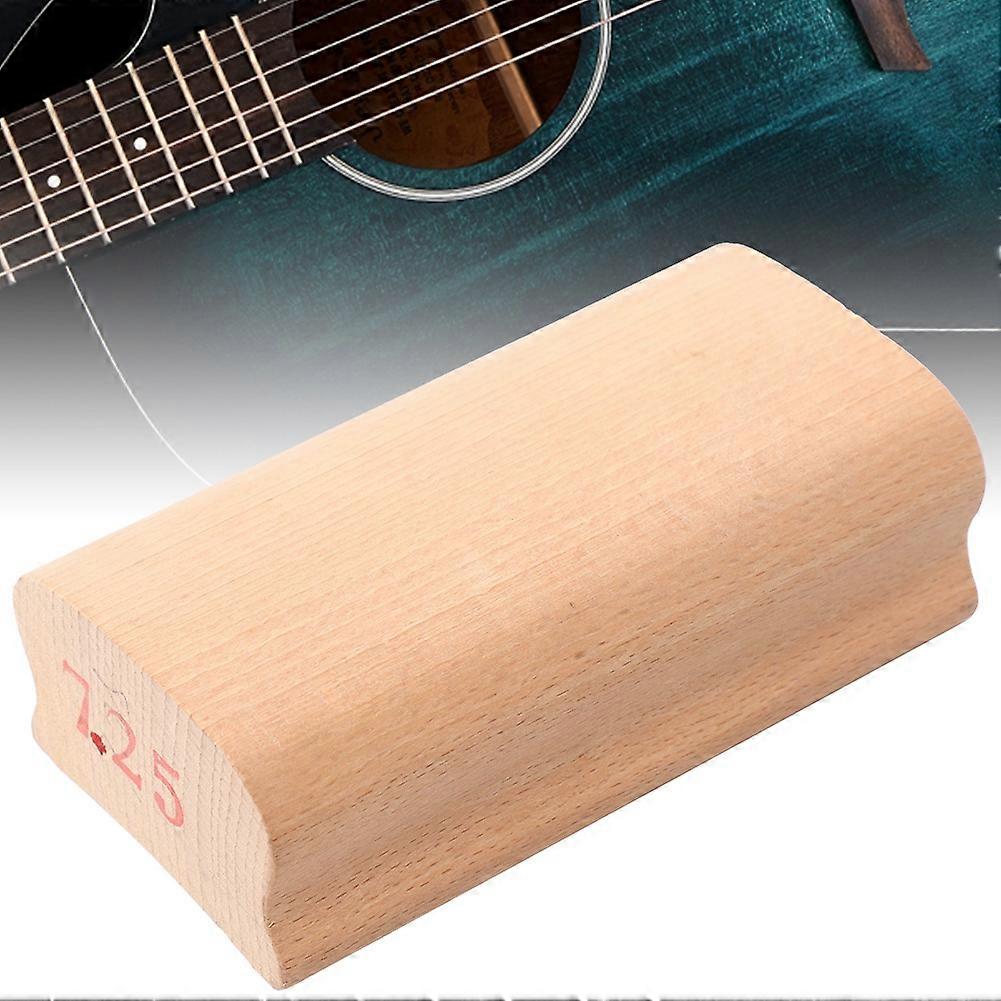 Guitar Fingerboard Radius Sanding Block Fret Leveling Tool with Abrasive Paper(7.25'')