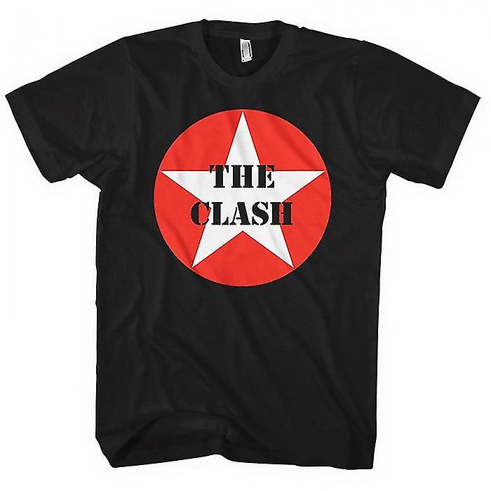 The Clash Unisex Adult Star Badge T-Shirt