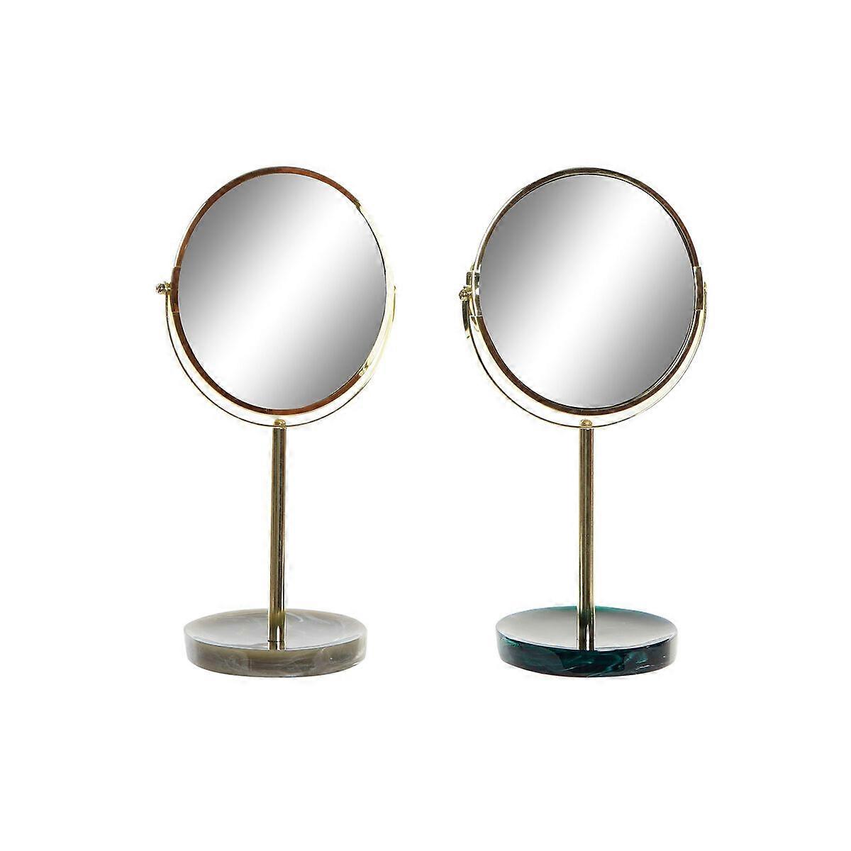 Magnifying Mirror DKD Home Decor 18 x 13 x 32 cm Metal Resin (2 Units)
