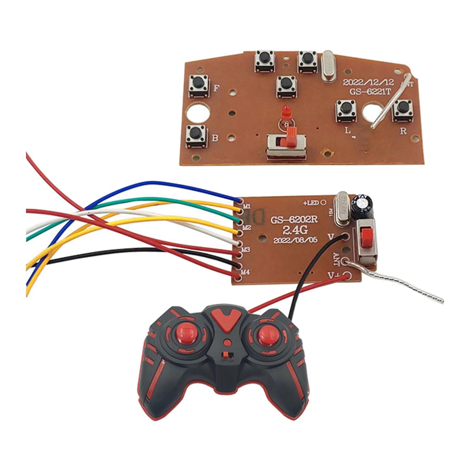 Transmitter Board and Receiver Board with Remote Control for RC Car Vehicles Style A