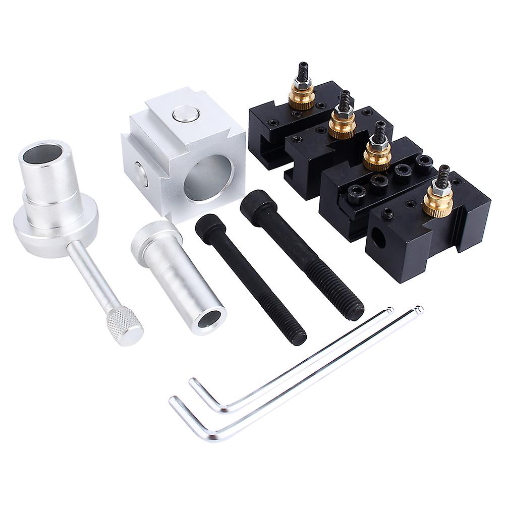 Fast Change Tool Post Blade Holder Kit Sets for 7x10/12/14 Universal Lathes EB