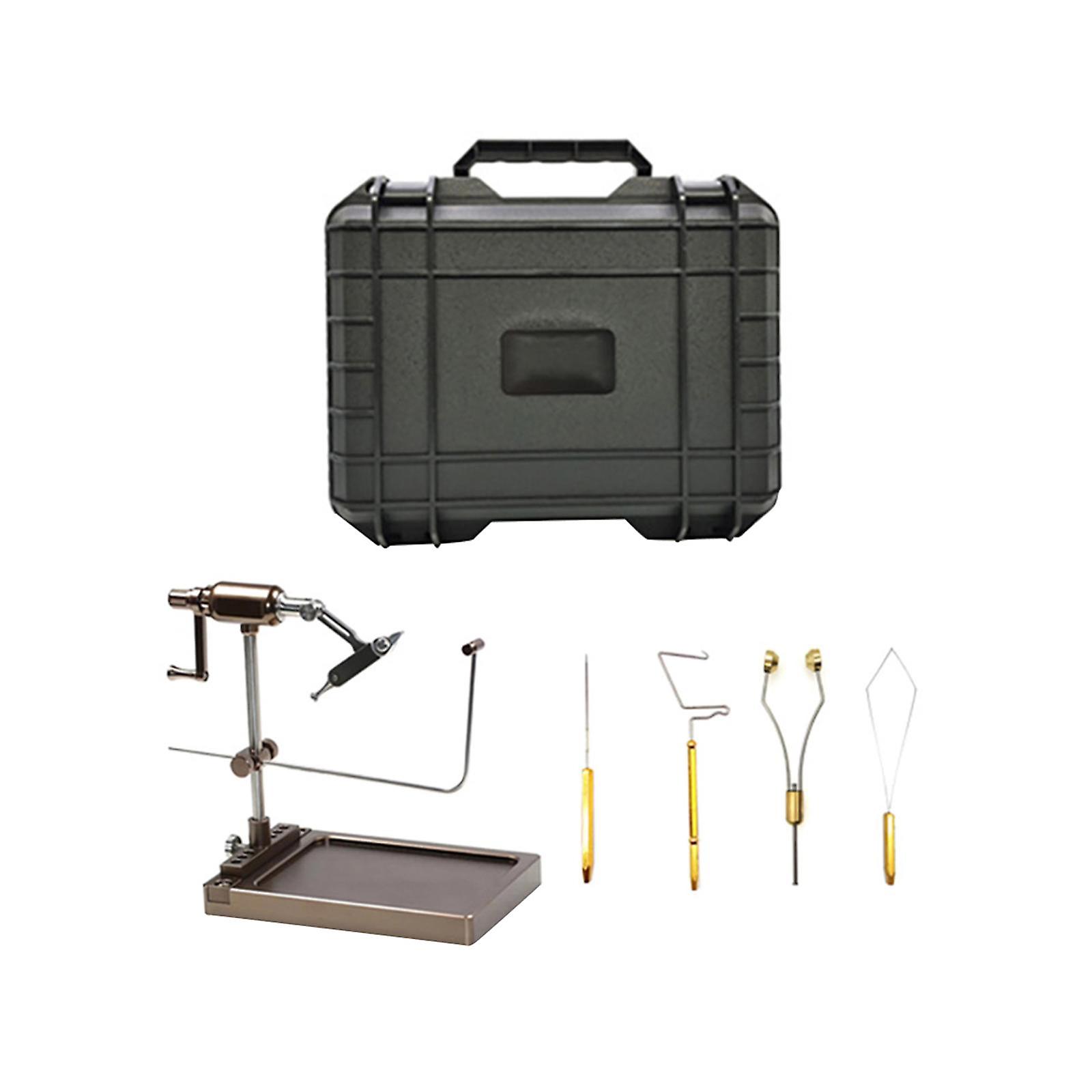 fluebinding skrustikke fluer fiskekrok roterende bindeskrustikke for å binde fluer beslag