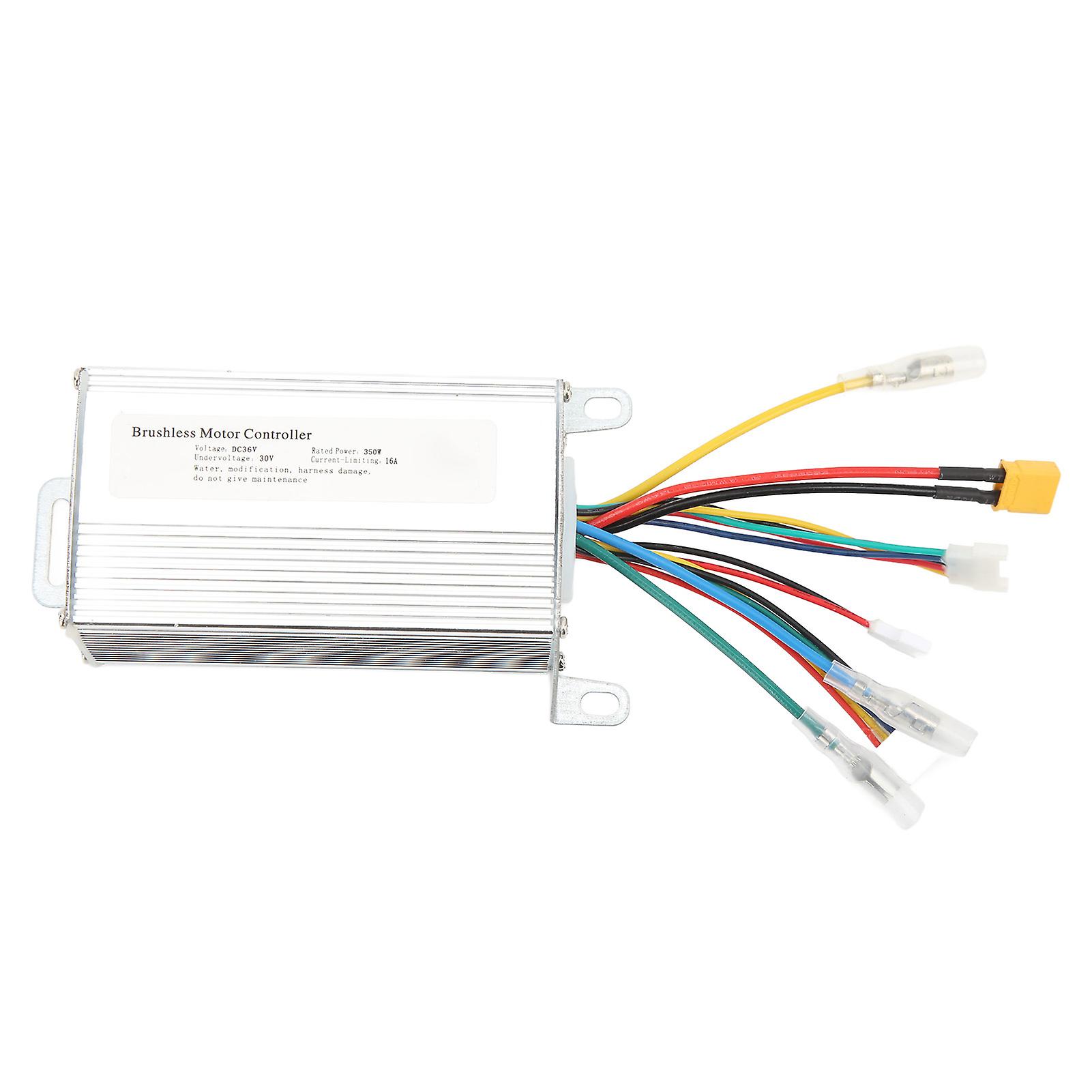 LENZOD 36V 16A Controllore Motore Brushless per E-Scooter con Alloggiamento in Alluminio