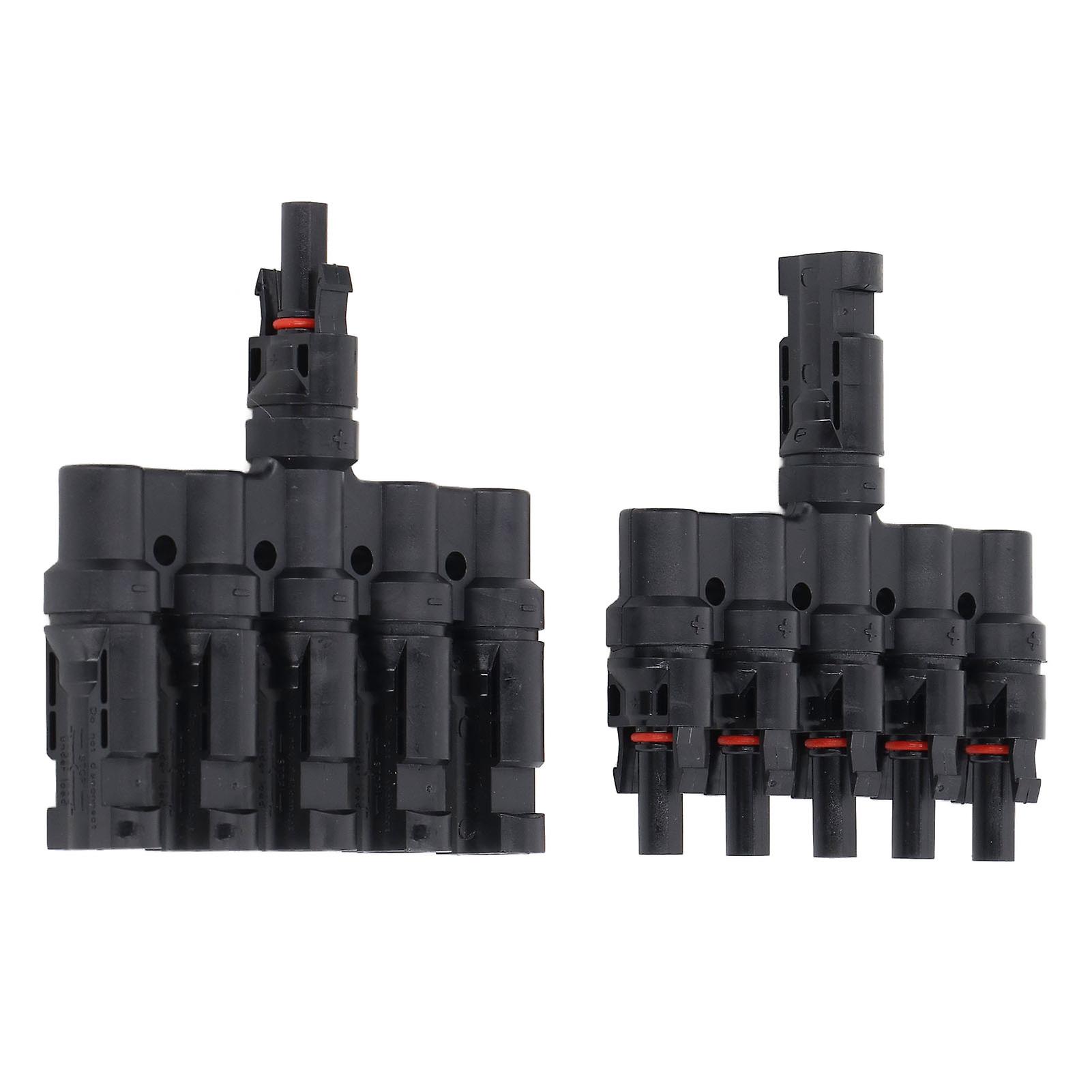 1 Pair Solar Branch Connector Panel Parallel Connection Cable Splitter Coupler DIY Mount Tool T6 