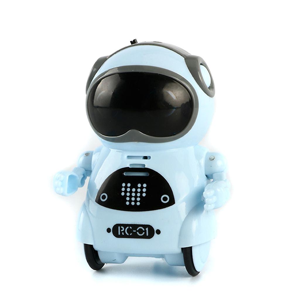 Pocket Robot Mini Robot Toys Gift Talking Interactive Dialogue Voice Recognition Record Singing Dancing Smart Robot