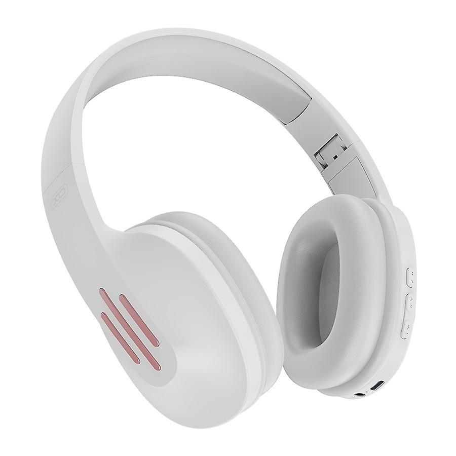 XO Bluetooth V5.0 stereofónne bezdrôtové slúchadlá, BE39 biele