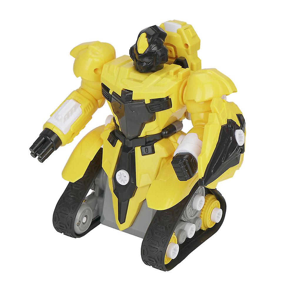 Diy Smart 2.4g Block Building One-key Demonstration 360 Rotation Rc Robot Toy