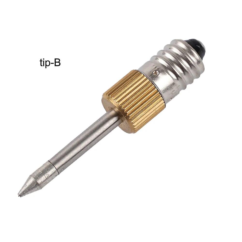 1pc Soldering Tips Cast Iron Soldering Head Replacement Soldering Tips E10 Interface Electric Soldering Iron Needle Tip for E10 Between~9778