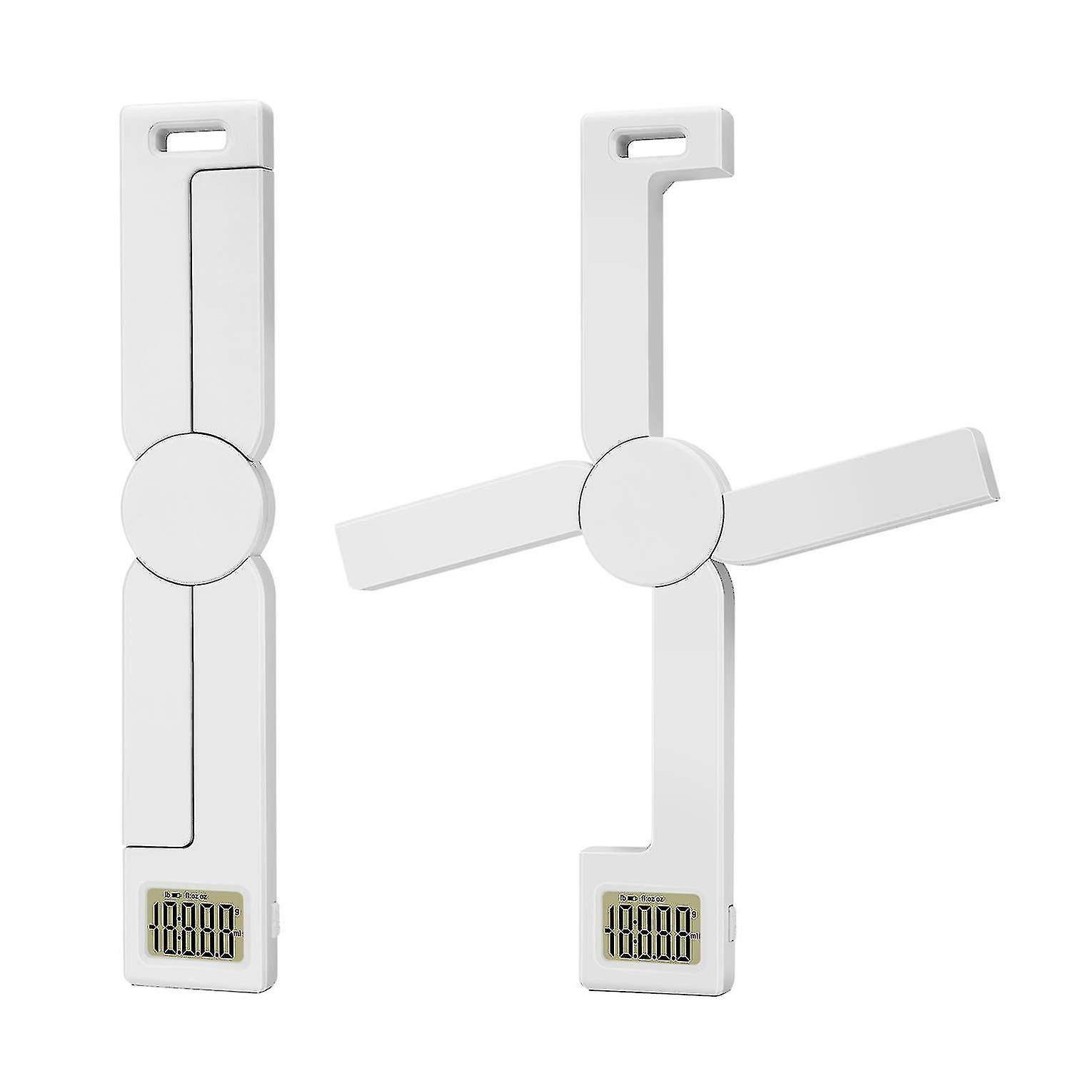 2 Pieces Compact Folding Digital Kitchen Scale, High Precision Foldable Portable Food Scale, Lcd Display, Auto Power Off And Tare Function, Suppor