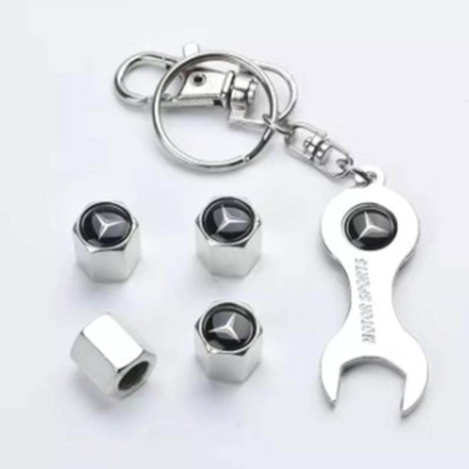 4pcs Car Tire Stem Valve Caps Pattern Stem Cap For Automotive Accessories E